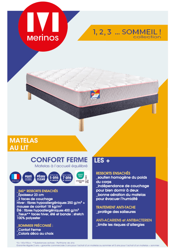 AU LIT MATELAS MERINOS3