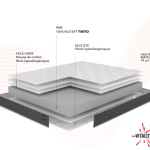 Matelas Bultex Vitality 2.0 – 140X190